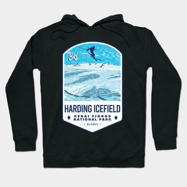 Ski Harding Icefield Hoodie by JordanHolmes